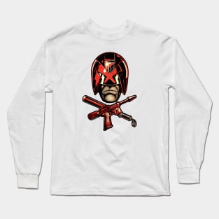 Dredd Helmet (Alt Print) Long Sleeve T-Shirt